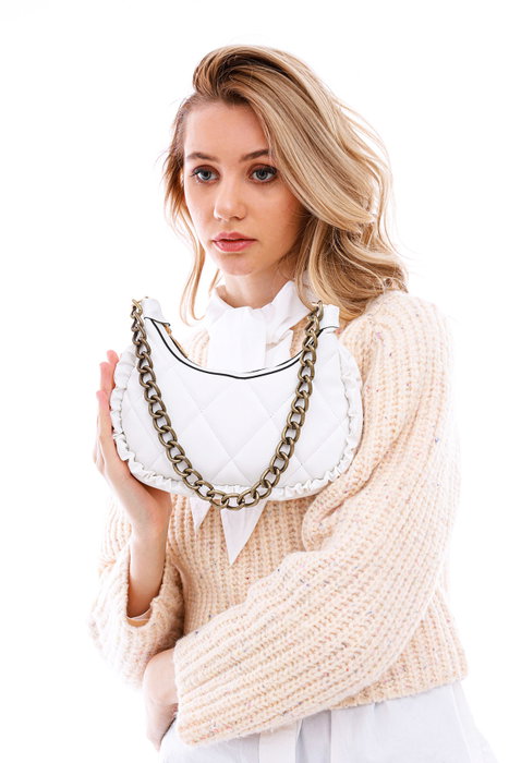 Zoozie Bags 21KÇ22-004 Bandolera Blanca Piel PU Mujer